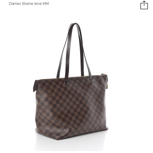 Authentic Louis Vuitton Damier Lena MM Shoulder Bag - Picture 5 of 13